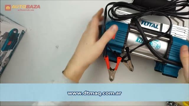 Desembalaje Compresor Total 12V 120PSI TTAC2506 - Unboxing Prueba De Ruido