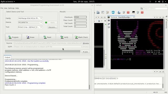 Curso de Pickit3 y MPLABX + Pic16f877a: Programando con Mplab IPE y PICKit3. смотреть онлайн