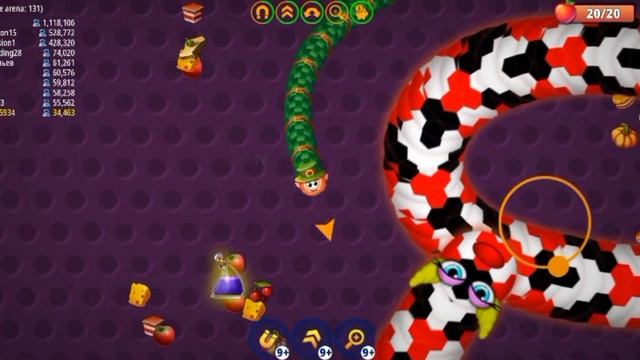 biggest attacking snake.. worms zone Io Android gameplay on#biggest #gamebiggame #wormszoneio смотреть онлайн