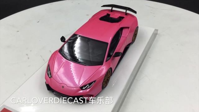 Makeup 1:43 Lamborghini Huracan Performance 2017 resin car model (Pearl Pink) EM363F смотреть онлайн