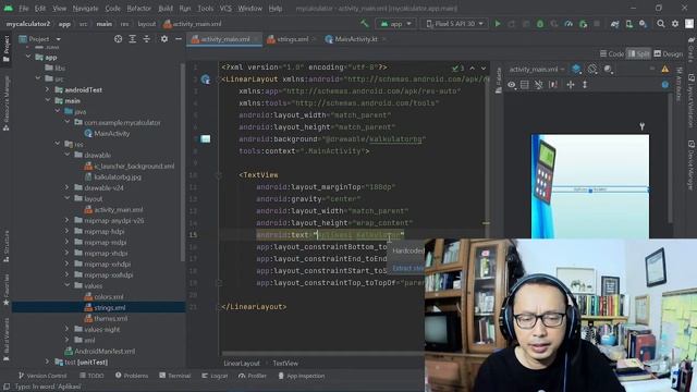 Cara mudah Buat Resource String Di Android Studio " Materi Pemrograman Android" смотреть онлайн