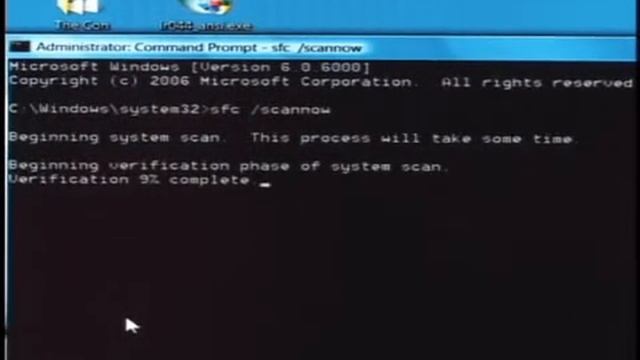 Verifying Your System Files in Vista! смотреть онлайн