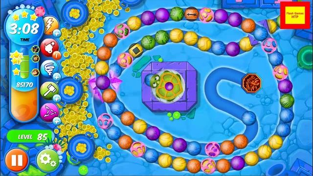 Zuma Deluxe - Woka Woka - Best of Kid Game – FlashGamesHTP Android, iOS Full Level #3 смотреть онлайн