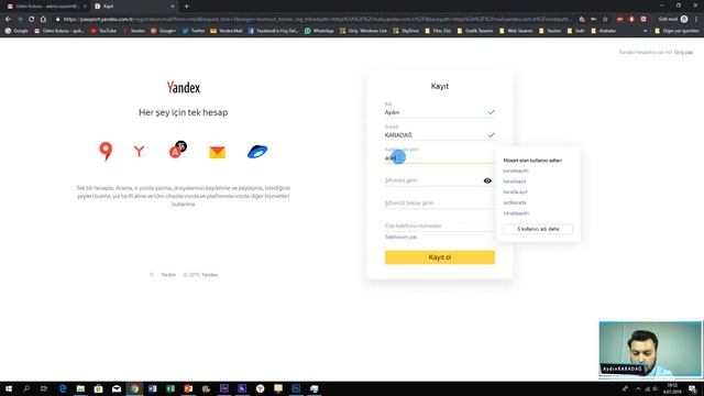 GOOGLE GMAİL VE YANDEX MAİL ALMA смотреть онлайн