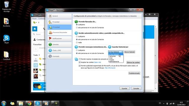 Como borrar mensajes de Skype en Windows смотреть онлайн