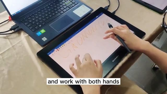 GAOMON PD1621(4K) Pen Display Graphic Tablet With Screen Can Be Used As A Pad
