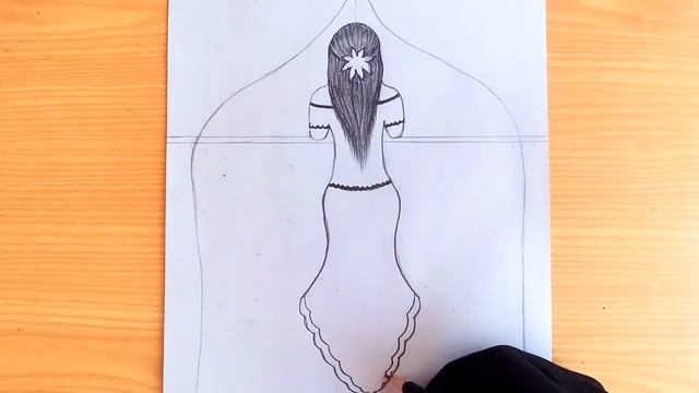 How to draw a girl standing in the window/ rainy day drawing/step by step / for beginners / sad mod смотреть онлайн