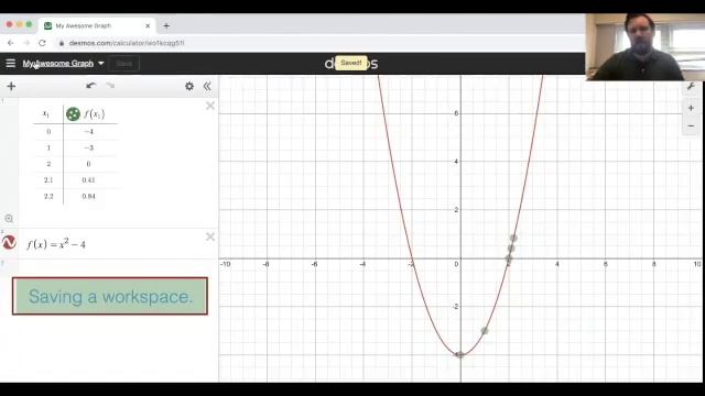 Sharing a Graph in Desmos смотреть онлайн