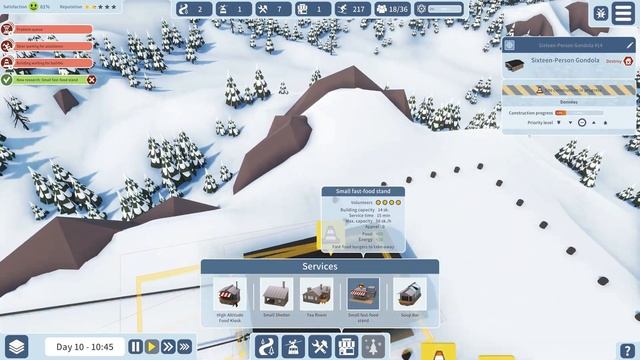 «ГОНДОЛЬНЫЙ» Подъёмник[2021] —Part #4: Snowtopia: Ski Resort Tycoon [4k 60ᶠᵖˢ] [rus] смотреть онлайн
