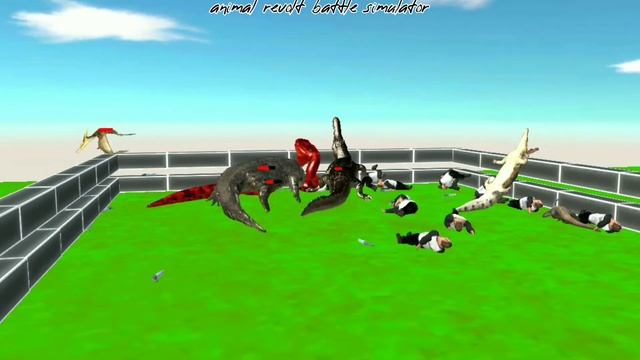 Shotgun Human VS Every Animal, Animal Revolt Battle Simulator, ARBS смотреть онлайн
