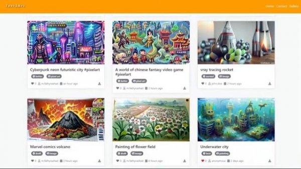 Text2Art - AI Powered Art Generator Demo