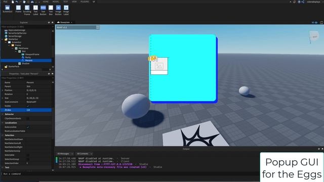 Roblox Studio: Pet/Egg System UI Part 1 смотреть онлайн