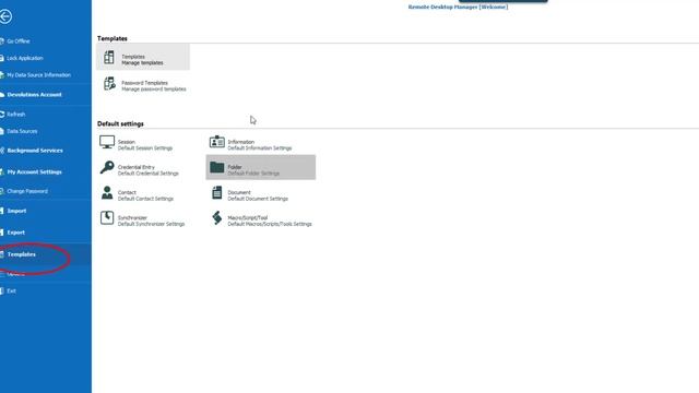 Getting Started for Teams with Remote Desktop Manager - Step 5: Create your Default Settings смотреть онлайн