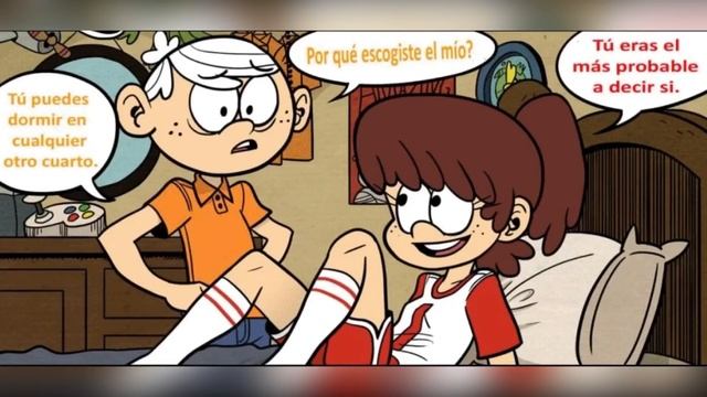 Lincoln y Lynn duermen juntos - Comic The Loud House смотреть онлайн