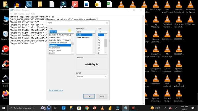 How To Change FONT STYLE Of Your PC [ WINDOWS 10 / 11 ]🔥 - In 2023 смотреть онлайн