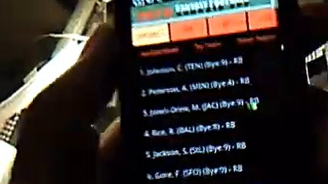 2010 Fantasy Football Draft Day Android App смотреть онлайн