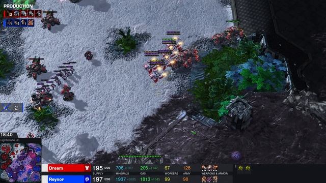 StarCraft 2: MASS Thor vs MASS Brood Lord in 2021?! (Reynor vs Dream) смотреть онлайн