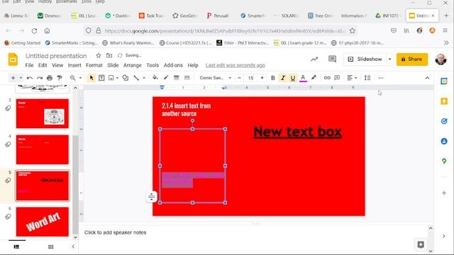 2.2.6: align text and change line spacing (Google Slides version) смотреть онлайн