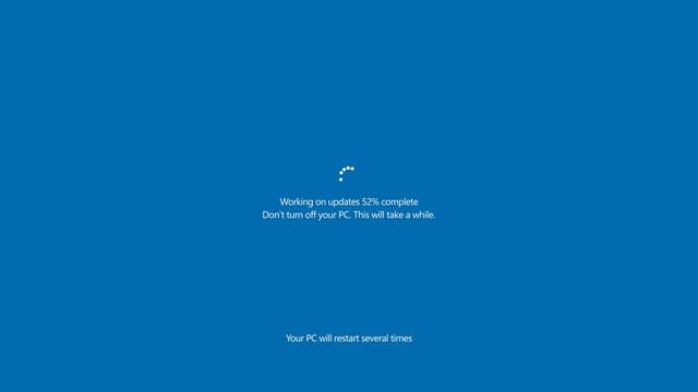 Windows 10 Fake Update Screen 🕐 5 Minute Timer Countdown смотреть онлайн