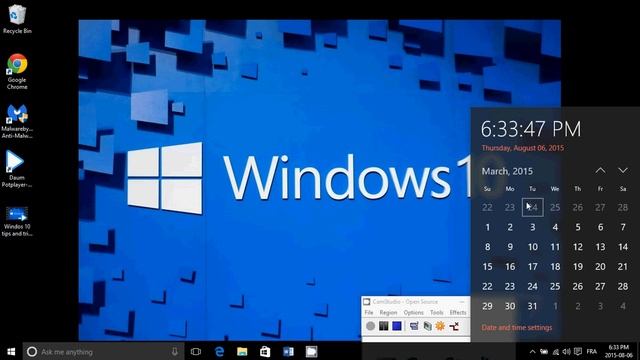 Windows 10 tips and tricks How to display a quick Calendar смотреть онлайн