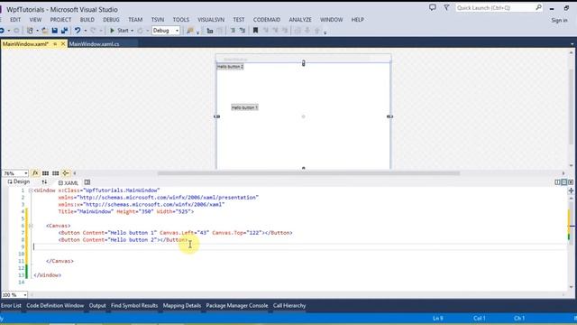 Canvas Layout Control in Windows Presentation Foundation (WPF) - Part - 6 смотреть онлайн