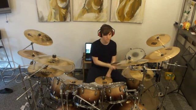 Genesis-Home By The Sea-Live Over Europe Drum Cover