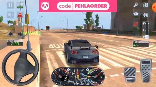 City sports car drivering Taxi sim 2020 Android ios смотреть онлайн