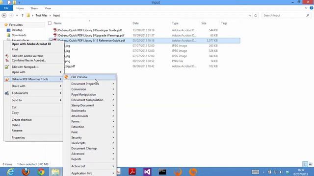 Edit PDF files in Windows Explorer using Debenu PDF Maximus смотреть онлайн