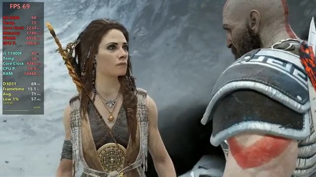 God Of War - RX 6600 + i5 11400F смотреть онлайн