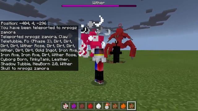 Wither vs Teletubbies ( Slendytubbies ) - Minecraft смотреть онлайн