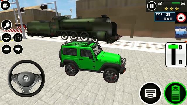Car Driving School 2021 #4 - Road Through Bridge and Railroad - Android Gameplay смотреть онлайн
