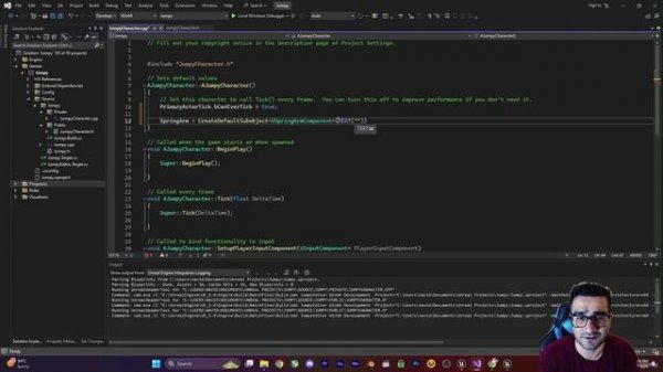 24.Initiliza Spring arm component