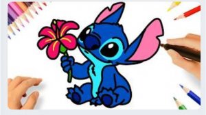 КАК РИСОВАТЬ СТИЧ 💗 STITCH