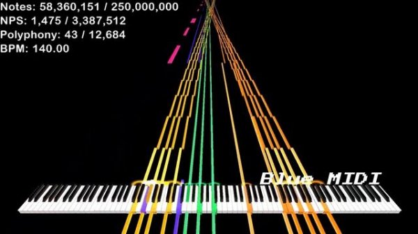 [Black MIDI/Music Album] Peso Pluma - Génesis (Full Disc Black MIDI) - Exactly 250 Million Notes