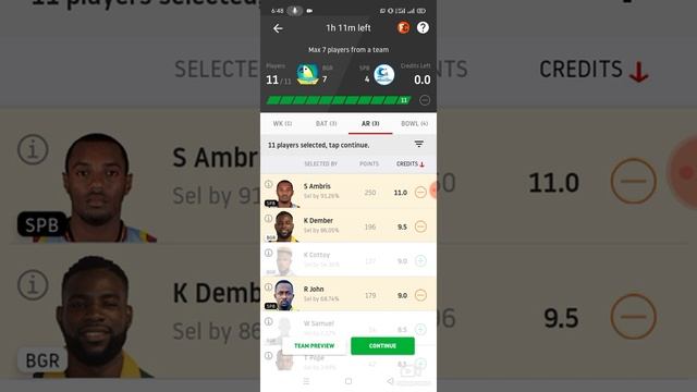 BGR vs SPB Cricket T10 match prediction Dream11 win смотреть онлайн
