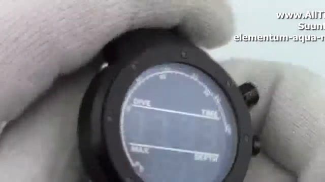 Обзор. Мужские наручные часы Suunto Elementum-aqua-n/black-rubber