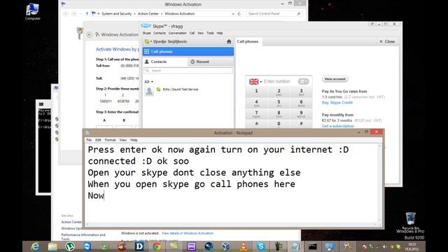 Windows 8 Permanently Activation смотреть онлайн