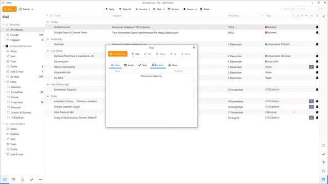 Working with Labels & Tags | eM Client Tutorial смотреть онлайн