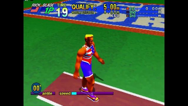 Decathlete - Sega Saturn - RetroArch Mednafen Saturn смотреть онлайн