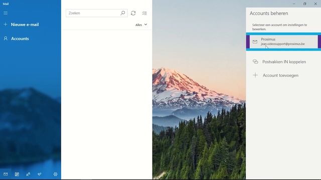 Je Proximus mailbox via Windows mail op Windows 10 смотреть онлайн