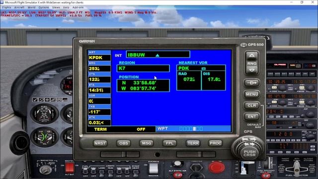 FSX FS2004 Garmin 500 GPS Comprehensive Tutorial Part 1: Basic GPS Features смотреть онлайн