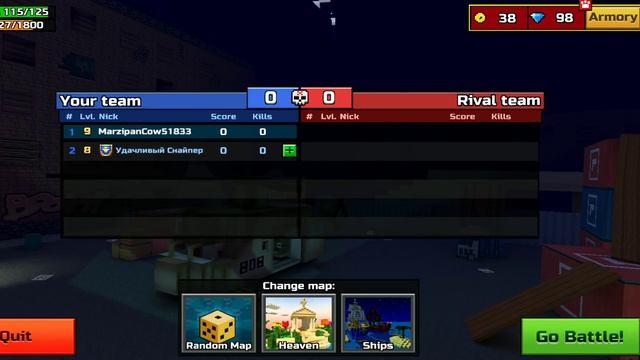 Pixel Gun 3D [Team Deathmatch] - Part 15 Android смотреть онлайн