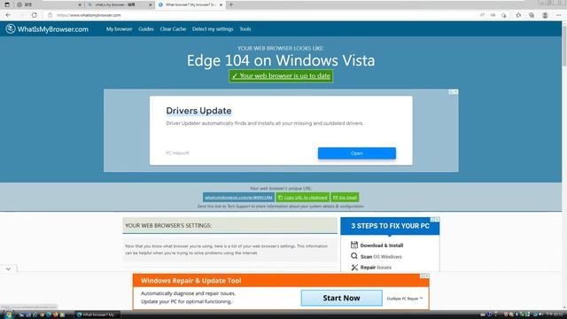 Microsoft Edge On Windows Vista