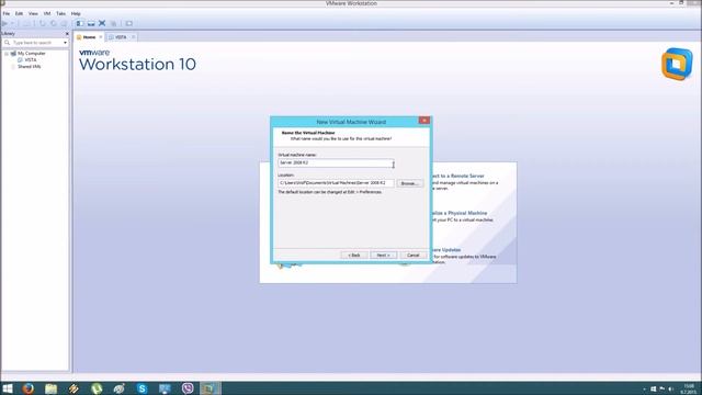 Setting up the VMware for Windows Server 2008 R2 смотреть онлайн