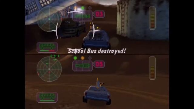 Vigilante 8 Two Player Cooperative Mode - Sand Factory (Actual N64 Capture) смотреть онлайн