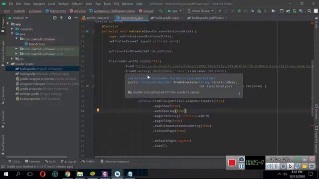 How to Download pdf and Open in pdfviewer | pdf reader App Android studio| hindi | part two смотреть онлайн