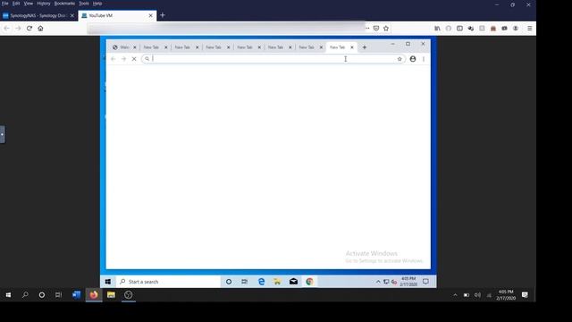 Google Chrome Running in Windows 10 VM on Synology DS918+ смотреть онлайн