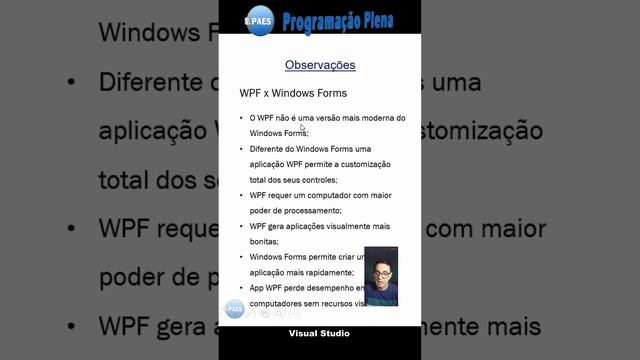O que é uma aplicação WPF? Visual Studio 2022 / 2019 (C# / VB.Net) смотреть онлайн