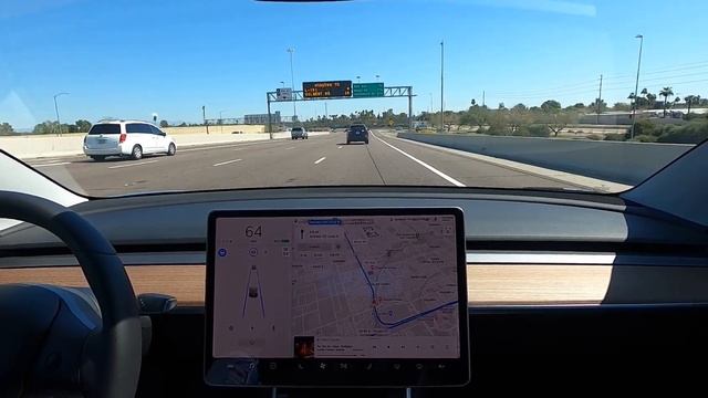 Autopilot UNCUT Drive To Get My Windows Tinted On Highway (HW3 2020.4.1) смотреть онлайн