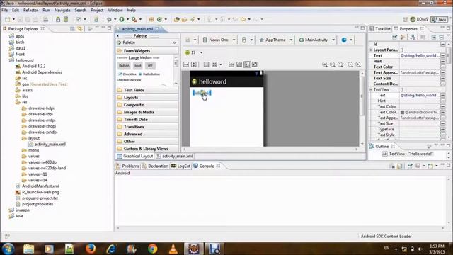 Create android app to accept string and display after button click смотреть онлайн